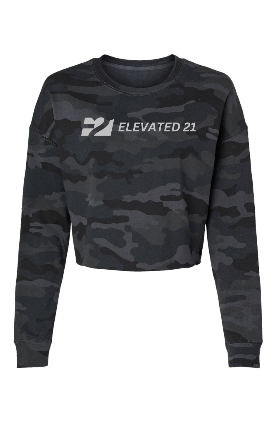 Lightweight Camo Cropped Crew (womens)