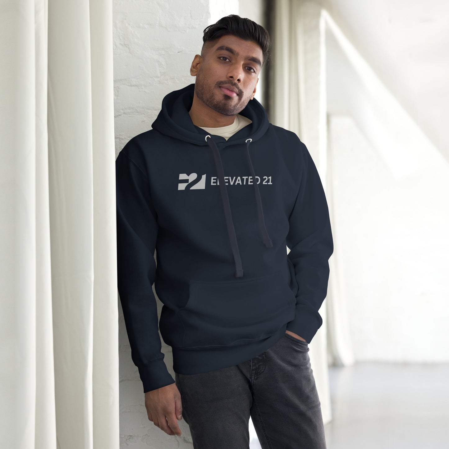 Men's Hoodie in Navy blue